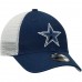 Preschool Dallas Cowboys New Era Navy/Natural Stated Back Trucker 9TWENTY Adjustable Snapback Hat 3043778
